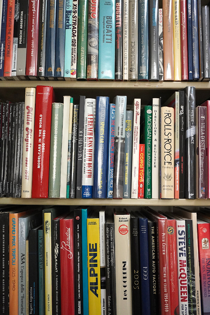 Photo of rare books for sale at Ethyl's Garage Automotive Bookstore