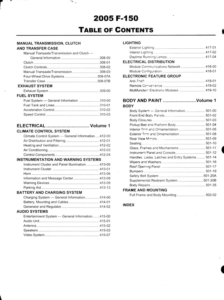 2005 Ford F-150 Pickup Original Factory OEM Shop Service Repair Workshop Manual Set
