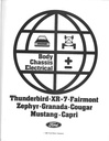 1981 Ford Mustang Mercury Capri Thunderbird Factory OEM Shop Repair Maintenance Service Manual 2 Vol. Set