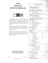 1981 Pontiac Firebird Grand Prix LeMans Factory OEM Shop Service Repair Manual