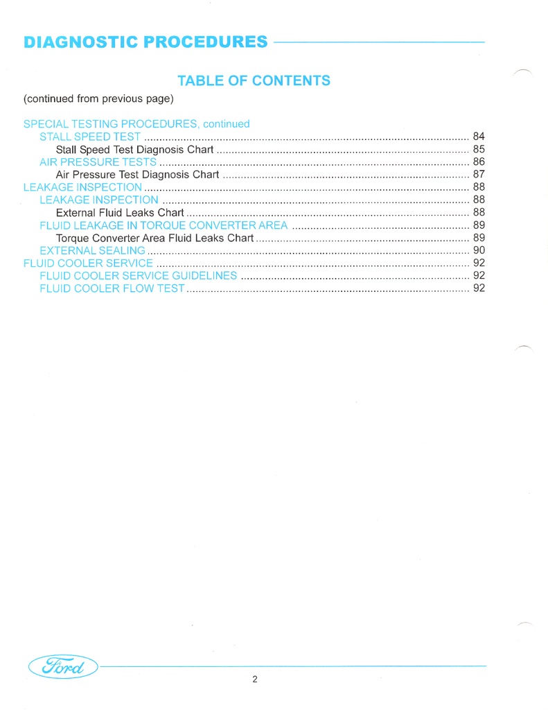 2003-2016 Ford 5R110W Torqshift Automatic Transmission Reference Manual