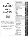 1973 Cadillac Shop Service Repair Manual