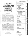1979 Cadillac Shop Service Repair Manual
