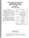 1995 Cadillac Fleetwood OEM Shop Service Repair Manual 2 Vol Set