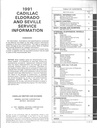 1991 Cadillac Eldorado/Seville Shop Service Repair Manual