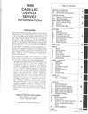 1986 Cadillac DeVille and Fleetwood Shop Service Repair Manual