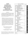 1989 Cadillac Eldorado and Seville OEM Shop Service Repair Manual