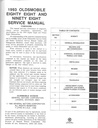 1993 Oldsmobile 88/98 H/C OEM Shop Service Repair Manual