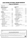 2008 Ford Crown Victoria and Mercury Grand Marquis Original OEM Factory Shop Repair Service Workshop Manual