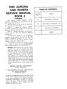 1995 Oldsmobile Aurora Buick Riviera G Platform OEM Shop Service Repair Manual 2 Vol Set