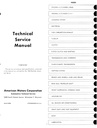 1963 AMC Rambler American Shop Repair Maintenance Technical Service Manual