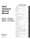 1976 AMC Gremlin, Hornet, Matador Shop Repair Maintenance Technical Service Manual