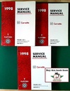 1998 Chevrolet Corvette Repair Shop Maintenance Service Manual Complete 3 Vol. Set