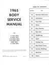 1965 Oldsmobile Full Line Factory OEM  Body Shop Service Repair Manual