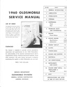 1960 Oldsmobile Full Line Factory OEM Shop Service Repair Manual