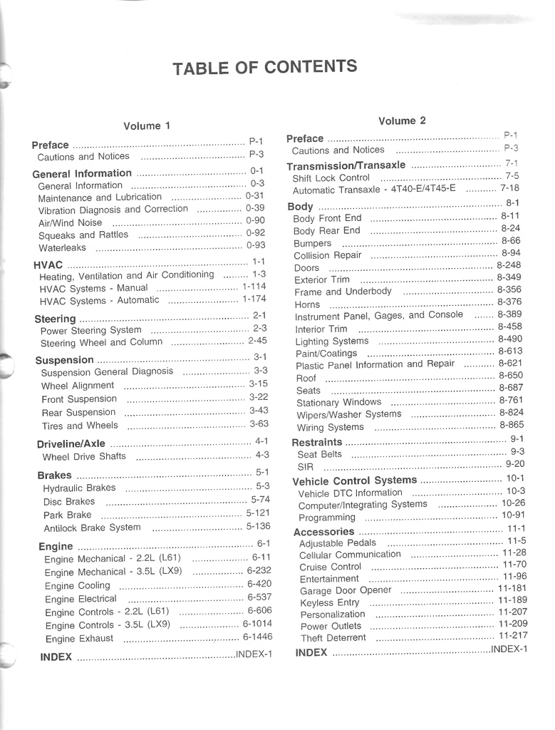 2004 Chevrolet Malibu Shop Repair Maintenance Service Manual 2 Vol. Set
