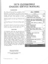 1979 Oldsmobile Chassis Service Manual—All Series: Cutlass, Toronado, 442, Custom Cruiser+