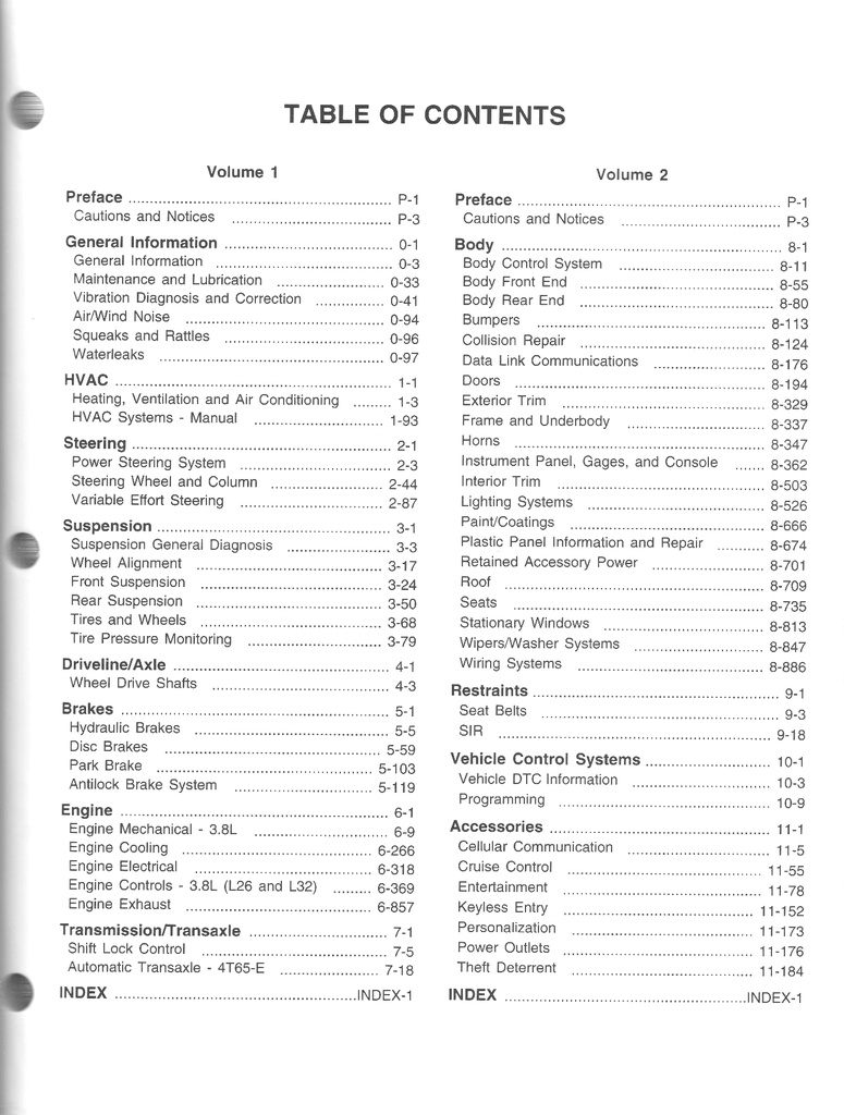 2004 Pontiac Grand Prix Shop Repair Maintenance Service Manual 2 Vol. Set