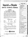 1964 Imperial and Chrysler Shop Repair Maintenance Technical Service Manual