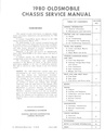 1980 Oldsmobile Chassis Service Manual—All Series: Cutlass, Toronado, 442, Custom Cruiser+