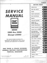 1967 GMC C/K G P Light-Duty Truck Shop Maintenance Repair Service Manual Series 1500-3500 (Pickup Trucks, Suburban, G Van, P Van)