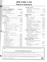 2002 Ford F-650 and F-750 Super Duty Truck Original OEM Factory Shop Service Repair Workshop Manual