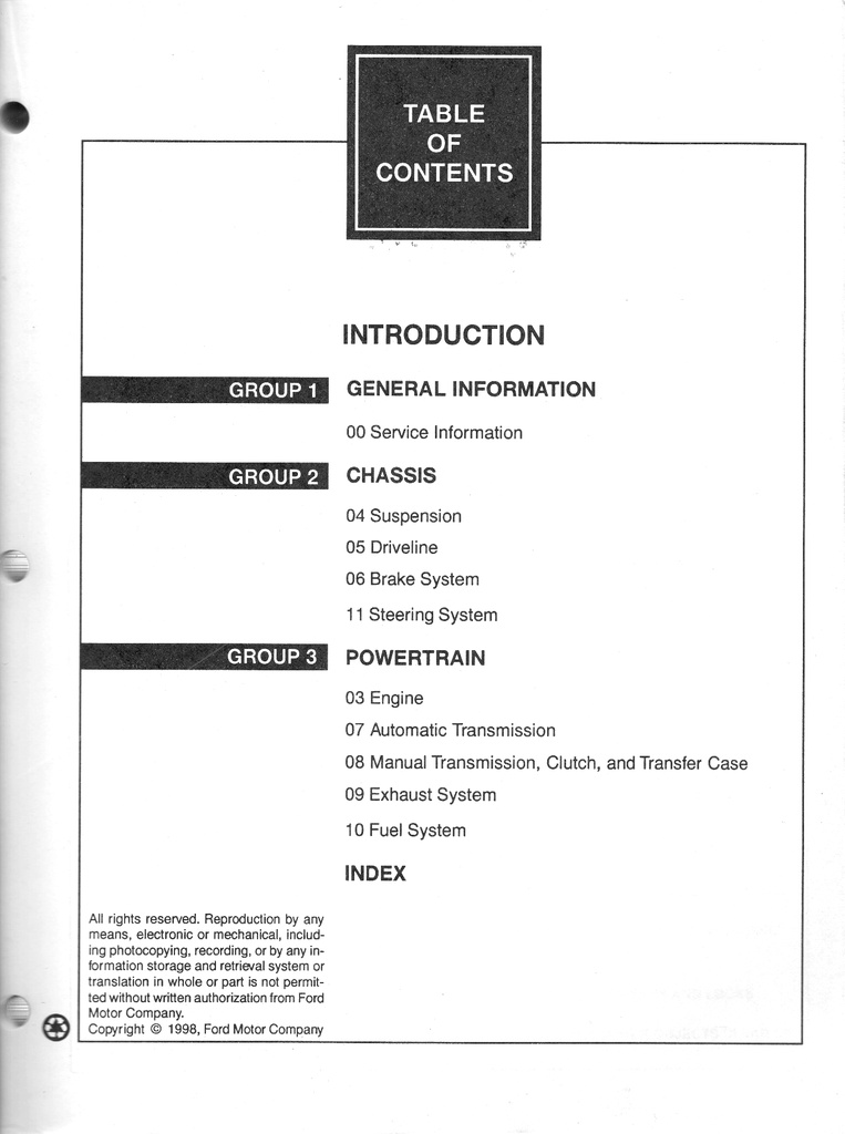 1999 Ford Lincoln Town Car Original OEM Factory Shop Repair Service Manual 2 Vol Set