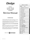 1970 Dodge Motor Home Chassis M-300 M-375 Shop Maintenance Repair Service Manual