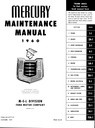 1960 Mercury Monterey, Montclair, Park Lane, Country Cruiser Factory OEM Shop Repair Maintenance Service Manual