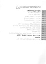 1995-1999 Toyota Celica Convertible OEM Shop Service Repair Manual Supplement