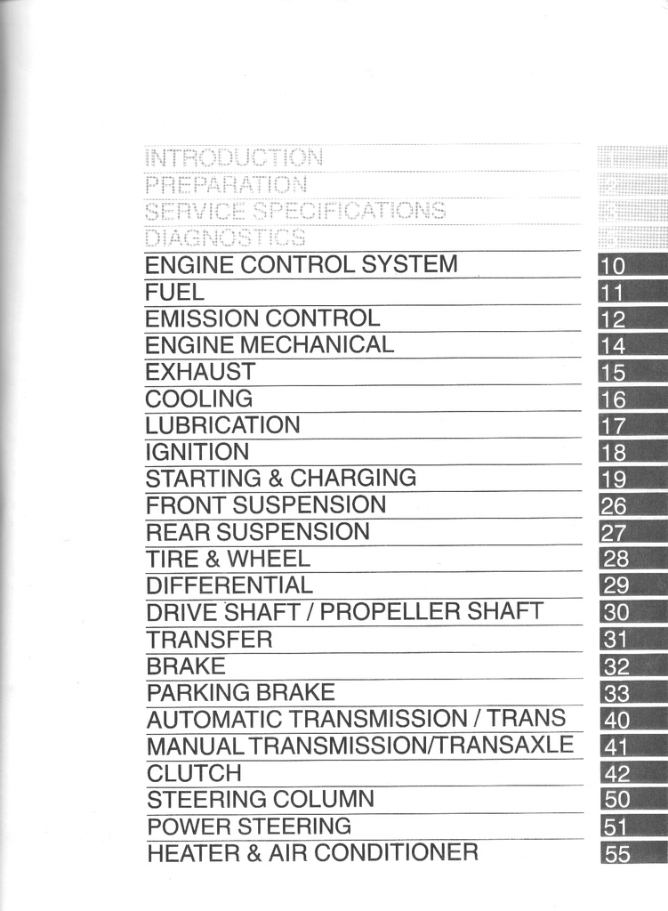 2003 Toyota Corolla Matrix OEM Shop Service Repair Manual 2 Vol Set