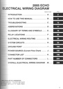 2005 Toyota Echo OEM Shop Service Repair Electrical Wiring Diagram Manual
