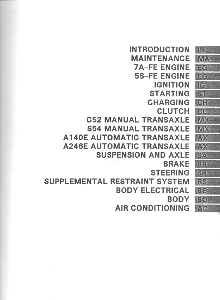 1997 Toyota Celica OEM Shop Service Repair Manual