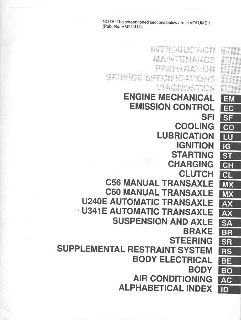 2000 Toyota Celica OEM Shop Service Repair Manual 2 Vol Set
