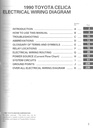 1990 Toyota Celica OEM Shop Service Repair Electrical Wiring Diagram Manual