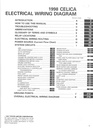 1998 Toyota Celica OEM Shop Service Repair Electrical Wiring Diagram Manual