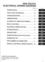 2004 Toyota Celica OEM Shop Service Repair Electrical Wiring Diagram Manual