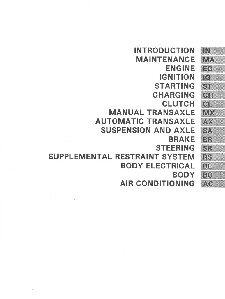1997 Toyota Paseo OEM Shop Service Repair Maintenance Manual