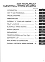 2005 Toyota Highlander OEM Shop Service Repair Electrical Wiring Diagram Manual