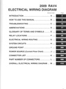2009 Toyota RAV4 OEM Shop Service Repair Electrical Wiring Diagram Manual