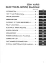 2009 Toyota Yaris OEM Shop Service Repair Electrical Wiring Diagram Manual