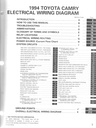 1994 Toyota Camry OEM Shop Service Repair Electrical Wiring Diagram Manual