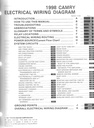 1998 Toyota Camry OEM Shop Service Repair Electrical Wiring Diagram Manual