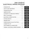 2009 Scion tC ANT10 OEM Shop Service Repair Electrical Wiring Diagram Manual