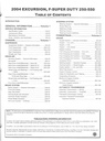 2004 Ford Excursion, F-Super Duty F-250, F-350, F-450, F-550 Original OEM Factory Shop Repair Service Workshop Manual Complete 2 Vol. Set