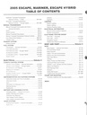 2005 Ford Escape, Mariner, and Escape Hybrid Original OEM Factory Shop Service Workshop Repair Manual 2 Vol Set