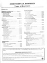2006 Ford Freestar Mercury Monterey Original OEM Factory Shop Service Workshop Repair Manual 2 Vol Set