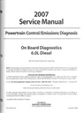 2007 Ford 6.0L Diesel Powertrain Control/Emissions Diagnosis Original OEM Factory Service Manual