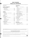 2006 Ford Taurus Original OEM Factory Shop Repair Service Workshop Manual
