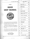 1954 Buick Factory Repair Maintenance Shop Service Manual